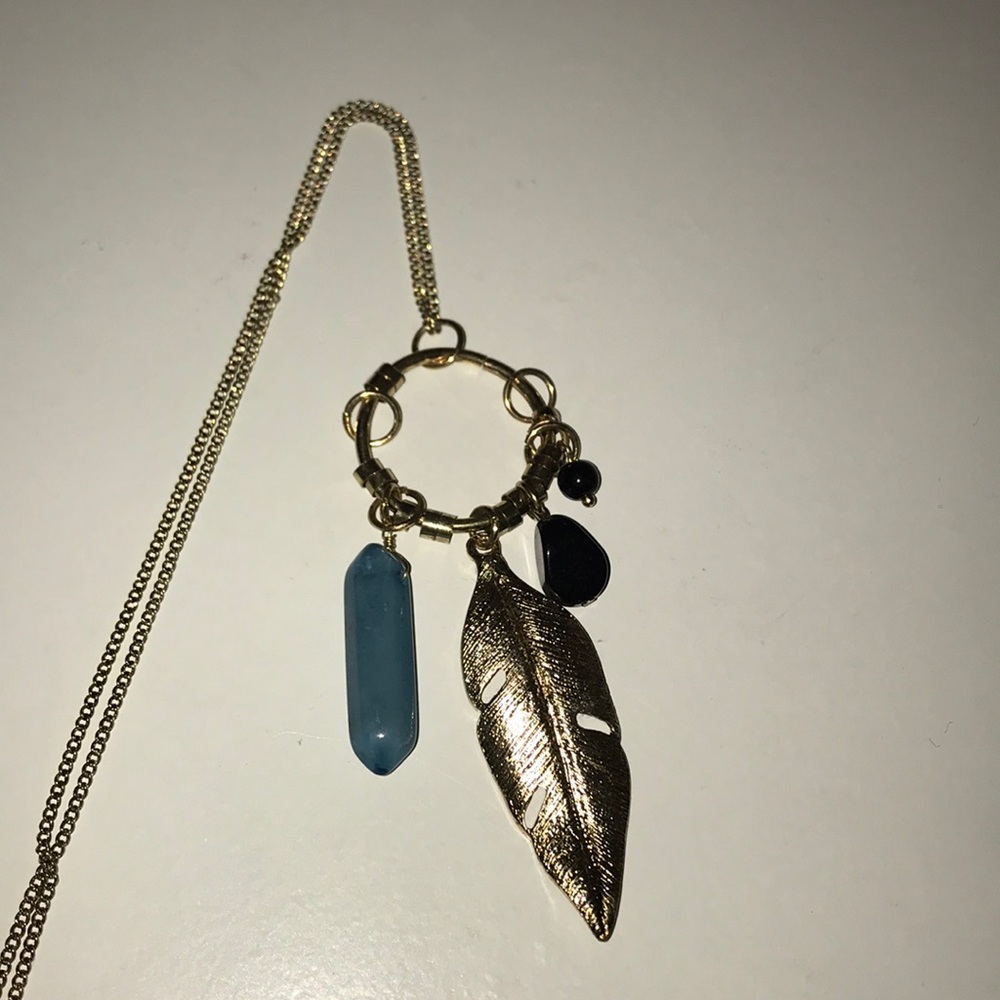 Feather necklace